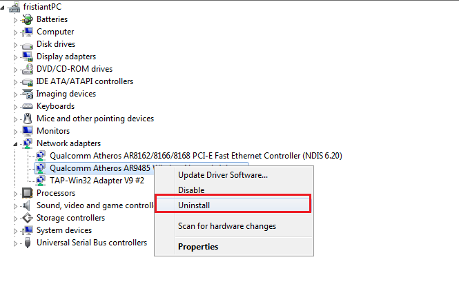 4 - Cara Terbaru Mengatasi Laptop/Notebook Yang Tidak Bisa Mendeteksi Jaringan Wifi/Hotspot