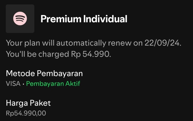 Cara agar Spotify tidak lagi nyedot saldo bank/kartu kamu